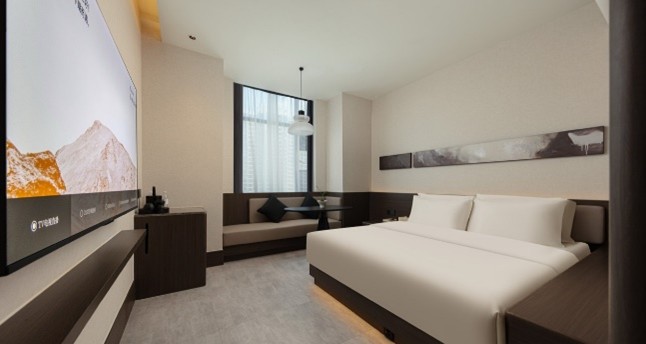 苏州独墅湖大道西交利物浦大学亚朵酒店 房间1